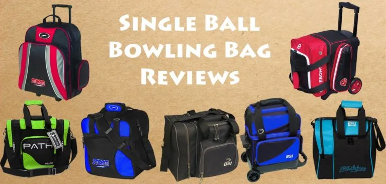 Best single ball bowling bags review featuring Storm Ebonite Pyramid BSI and Strikeforce