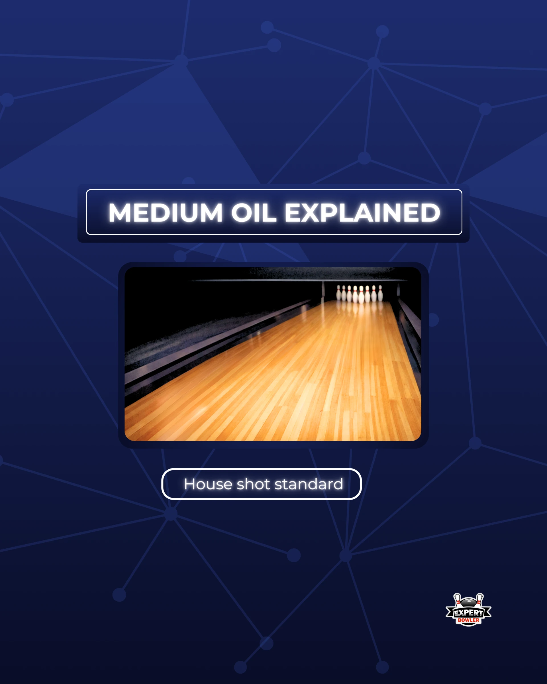 Best Bowling Ball motion showing houste shot standard on medium oil lanes